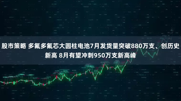 股市策略 多氟多氟芯大圆柱电池7月发货量突破880万支、创历史新高 8月有望冲刺950万支新高峰
